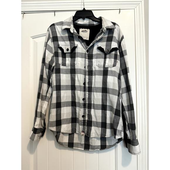Van's Long Sleeve Plaid Shirt size Large with Chest pockets - Picture 1 of 7